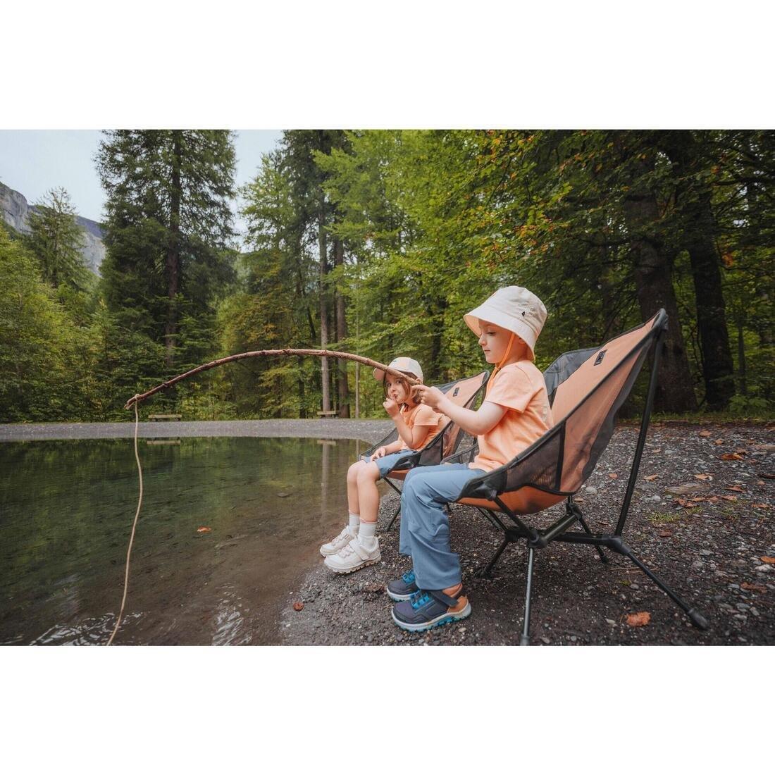 Kids Unisex Hiking T-Shirt - NH100, Orange, 5401_000, large image number 11