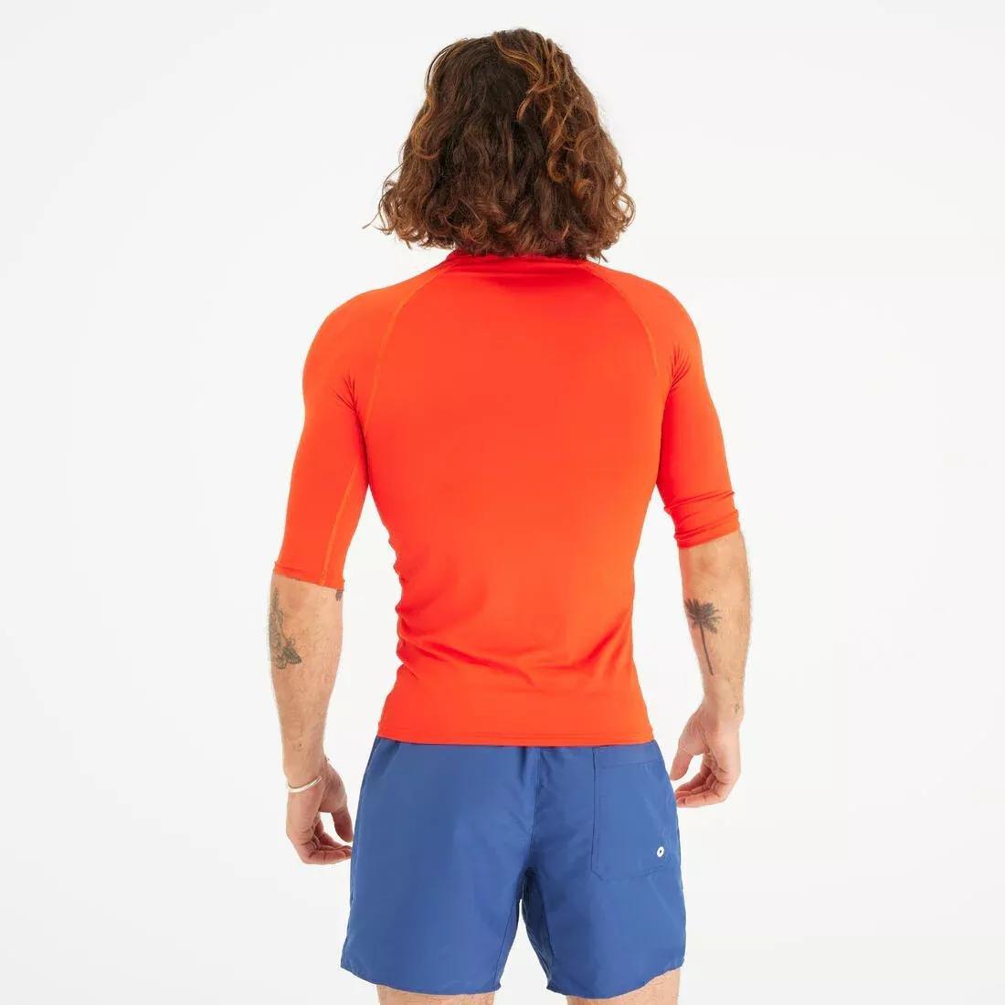 GRAPHITE GREY Men's short sleeve UV-protection T-shirt - 100 neon, No Color, large image number 3