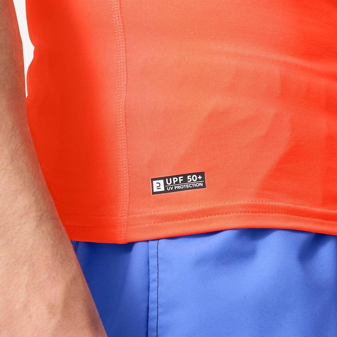 FLAME RED Men's short sleeve UV-protection T-shirt - 100 neon, No Color, large image number 8