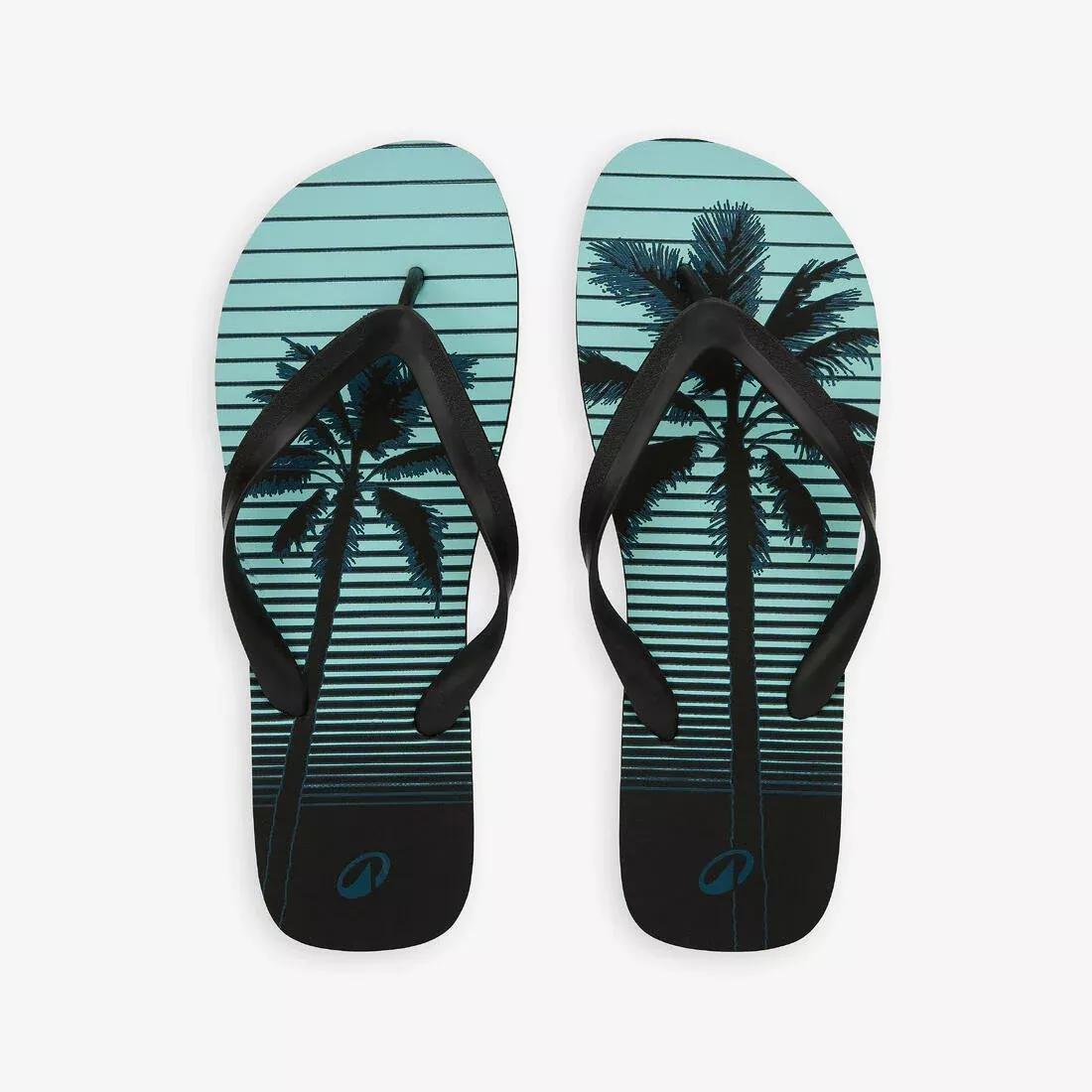 Men Flip-Flops - Ola TO 100S Print , Blue, No Color, large image number 3