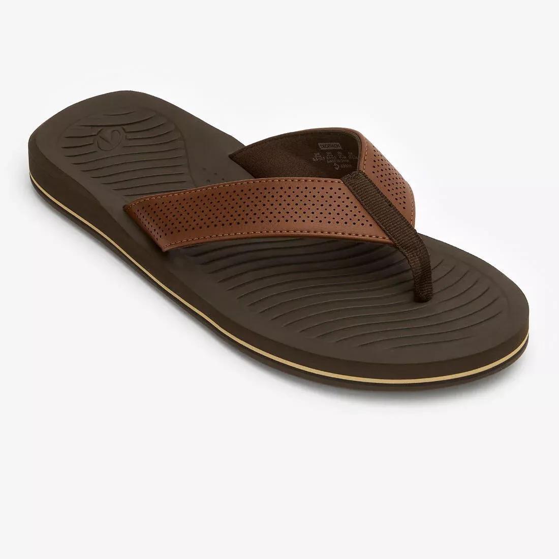 Men Flip-Flops - 550, Brown, No Color, medium