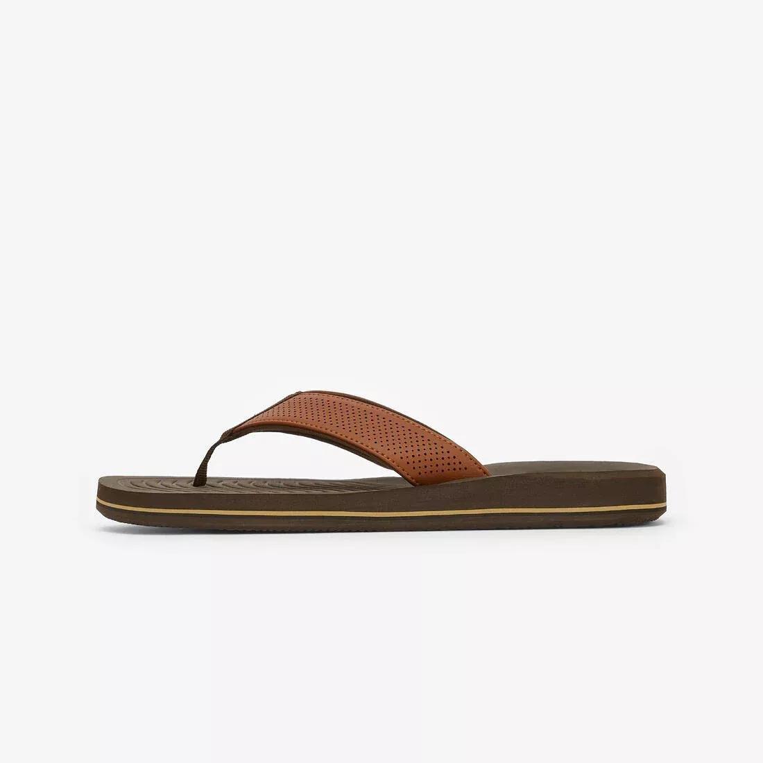 Men Flip-Flops - 550, Brown, No Color, large image number 7