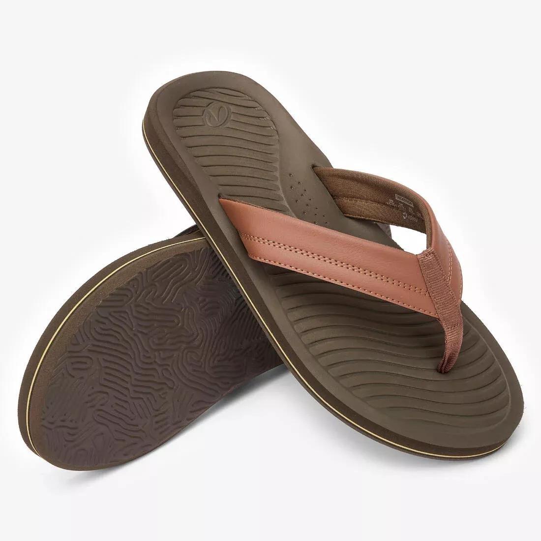 Men Flip-Flops - 550, Brown, No Color, large image number 10