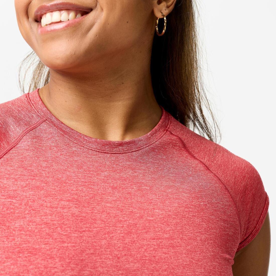 Women Seamless Weight Training Crop Top, Grey, No Color, large image number 9