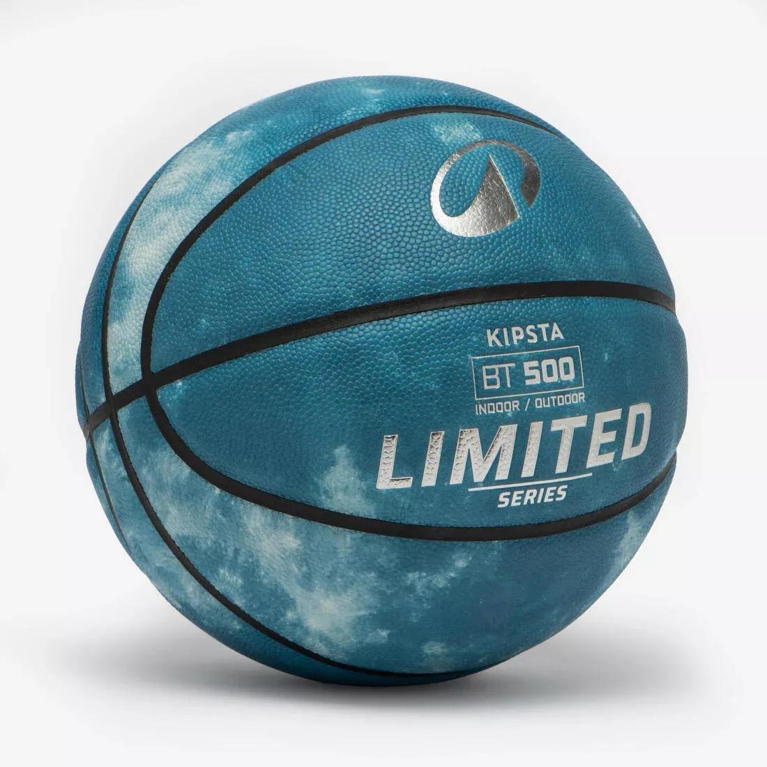 Size 7 Basketball - BT500 FIBA, Blue, No Color, large image number 0