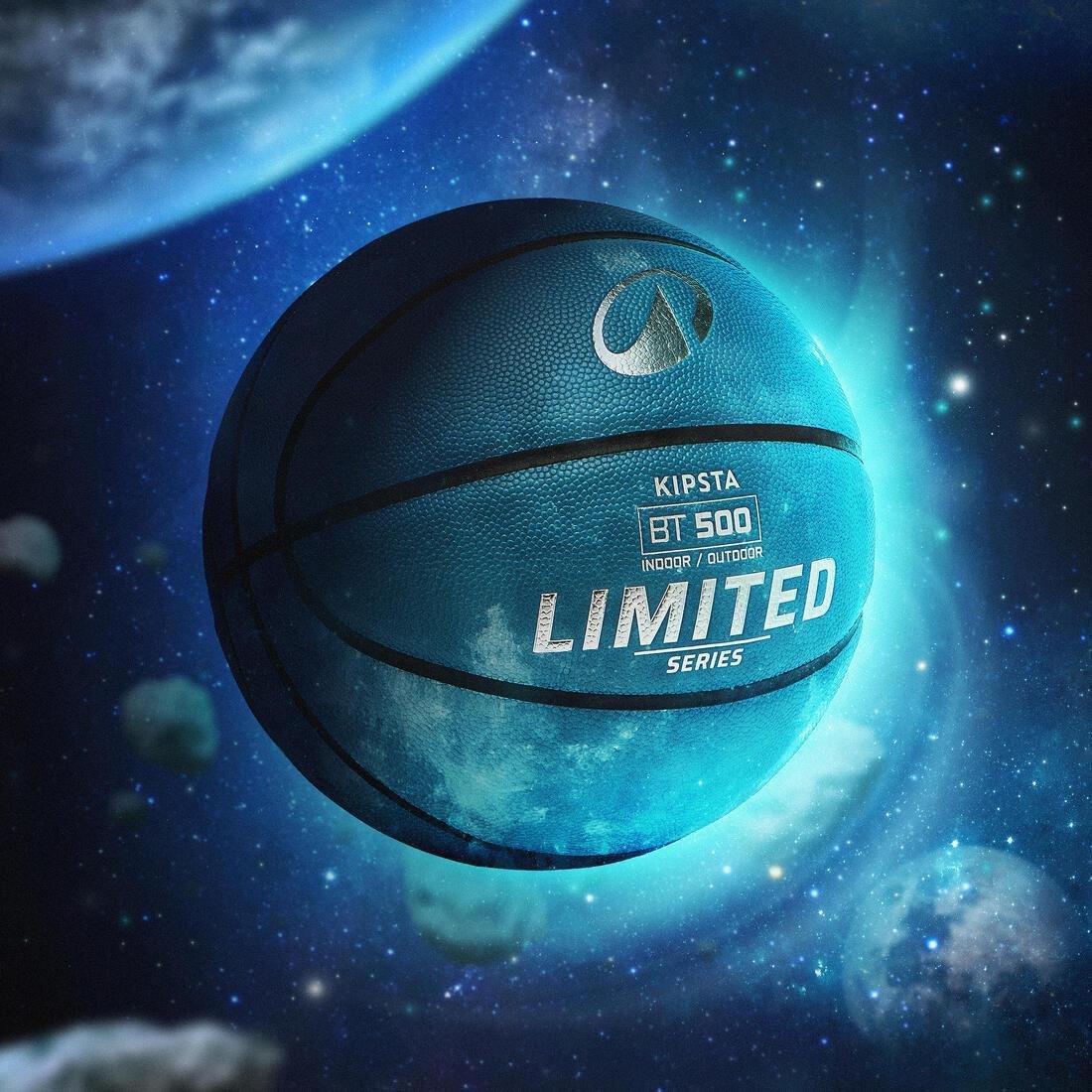 Size 7 Basketball - BT500 FIBA, Blue, No Color, medium