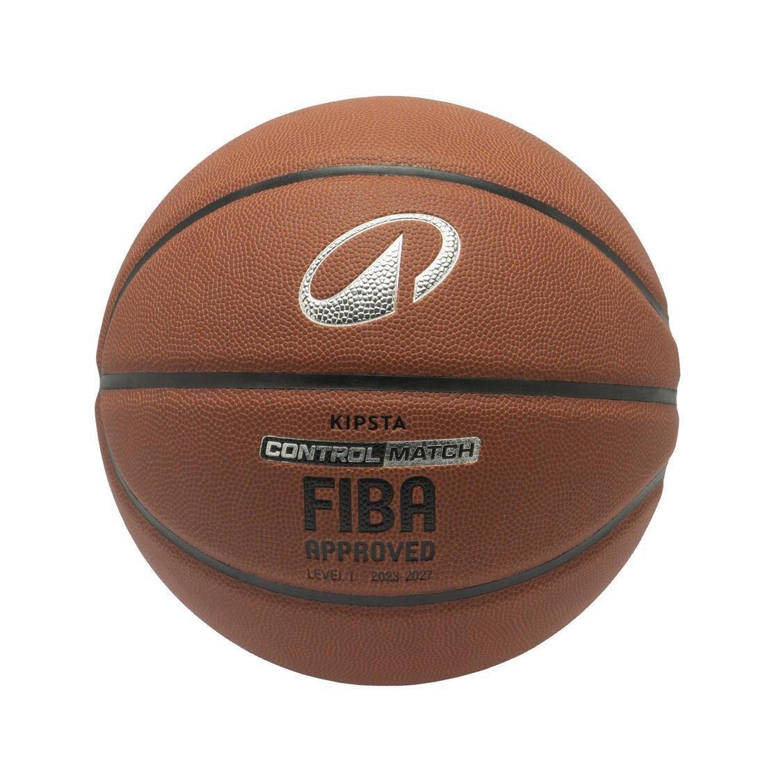 Size 7 Basketball - BT500 FIBA, Blue, No Color, large image number 8