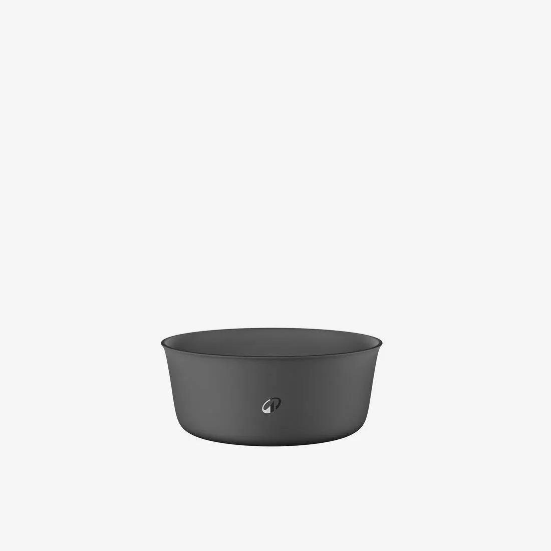 0.25 L Plastic Bowl 100 For Camping And Bivouacking, Black, 5401_000, medium