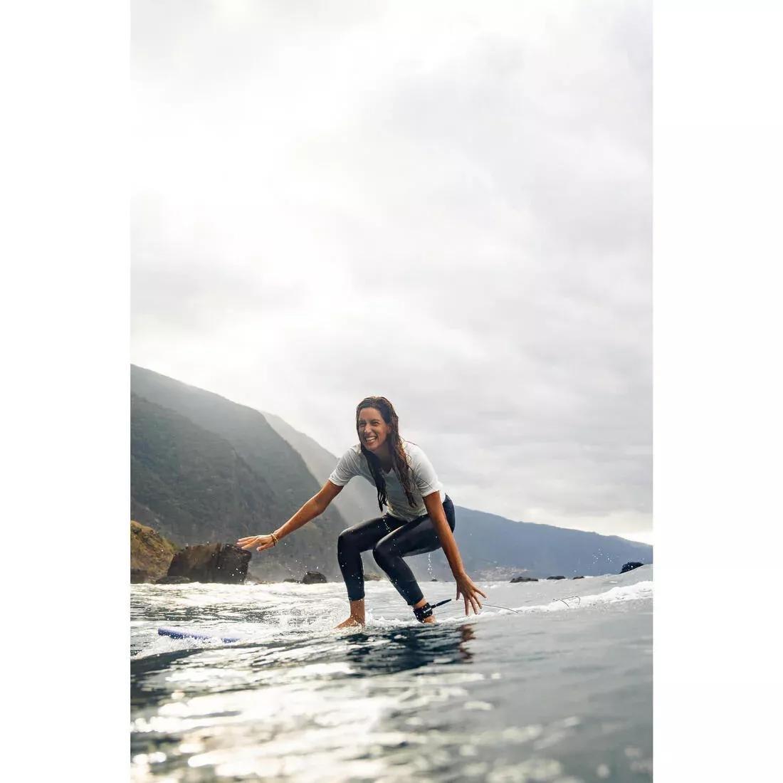 Women Surfing Uv-Protection Leggings Plus Size, Black, No Color, large image number 7