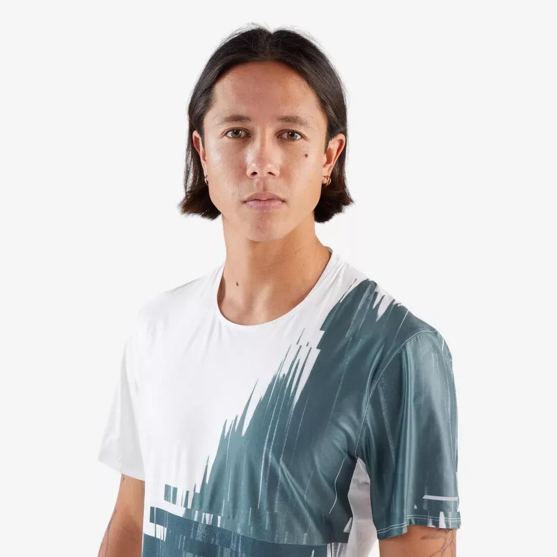 Men Long-Distance Running T-Shirt - Kiprun Run 900, White, No Color, large image number 4