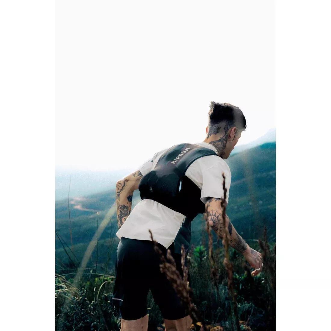 Men Long-Distance Running T-Shirt - Kiprun Run 900, White, No Color, large image number 7