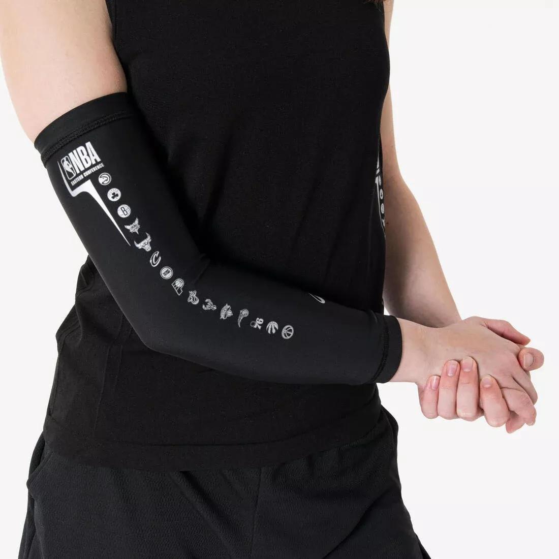 Kids Unisex NBA Basketball Sleeve, Black, No Color, medium