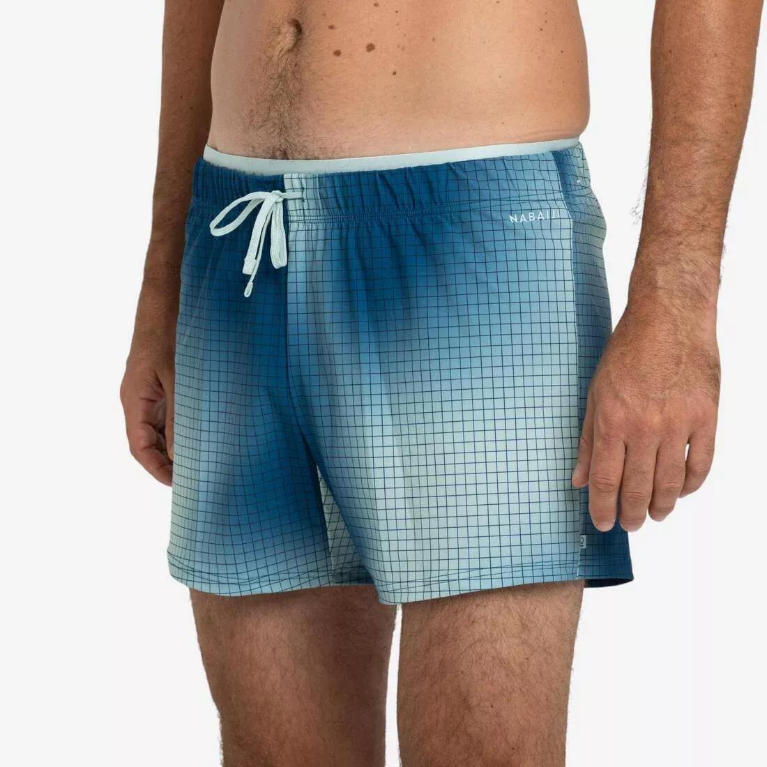 Men Swimming Shorts - 100 Short Tega, Green, No Color, large image number 3