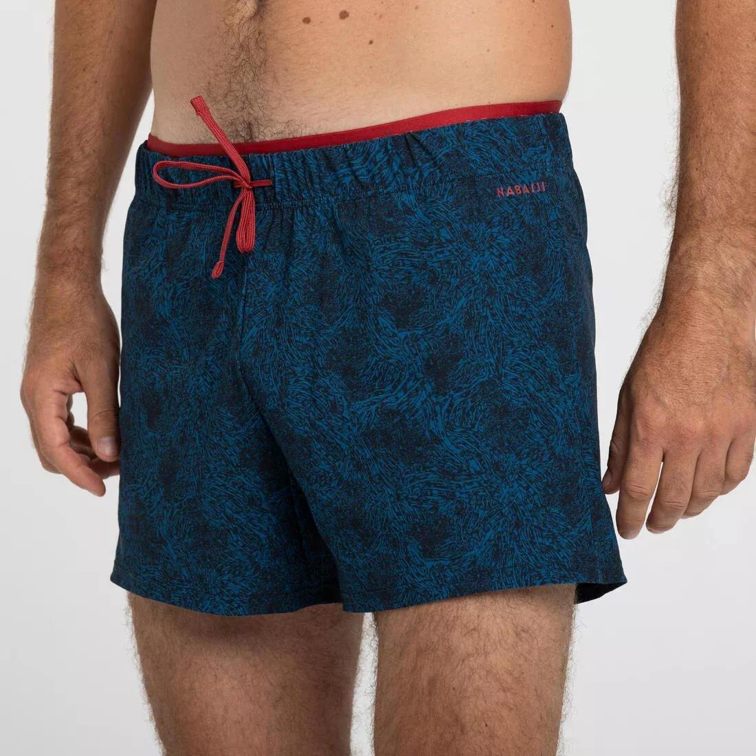 Men Swimming Shorts - 100 Short, Green, No Color, large image number 0