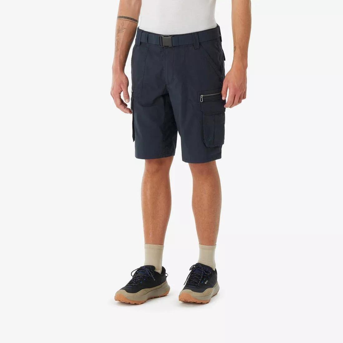 Men Hiking Shorts - NH500 Cargo, Brown, No Color, large image number 1