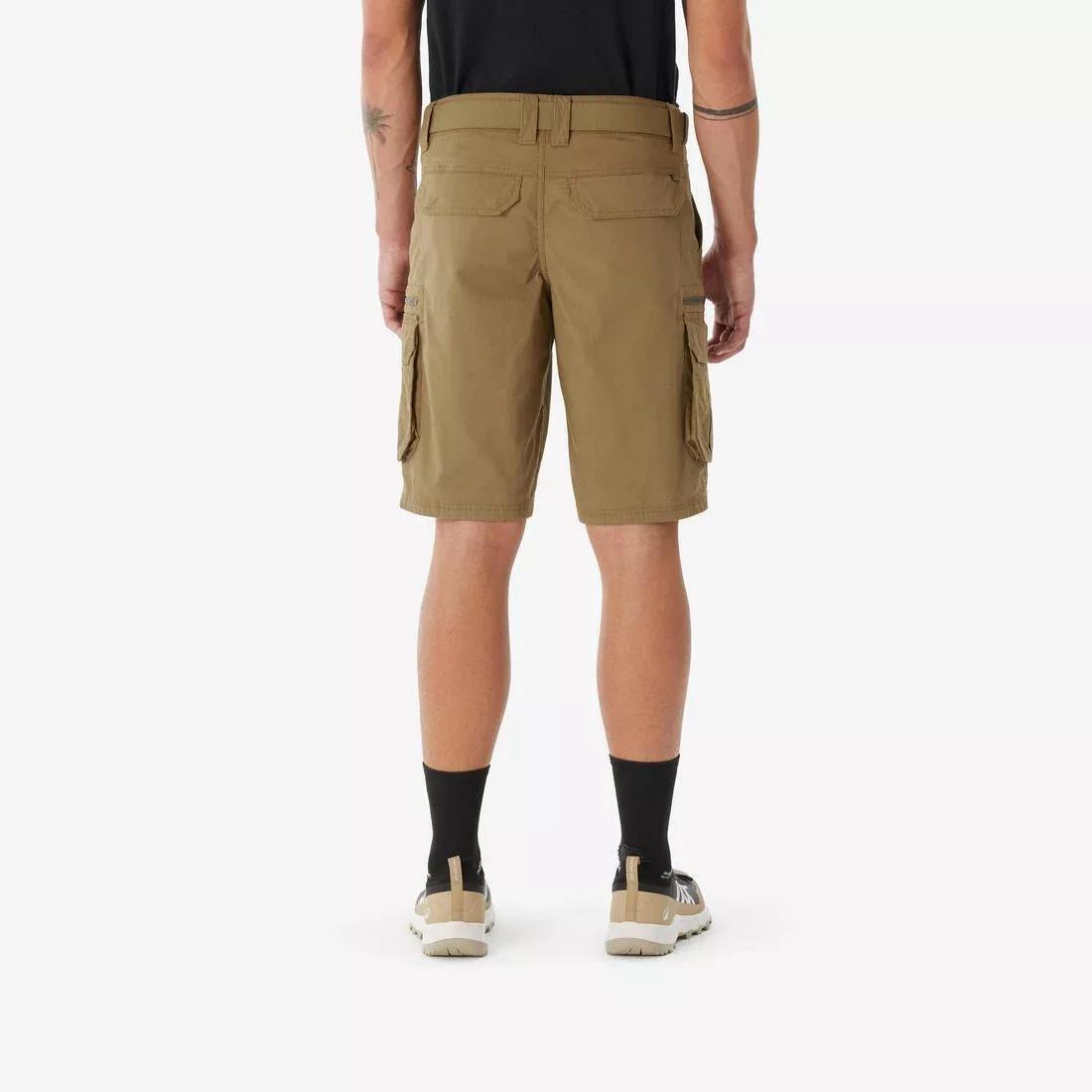 Men Hiking Shorts - NH500 Cargo, Brown, No Color, large image number 8