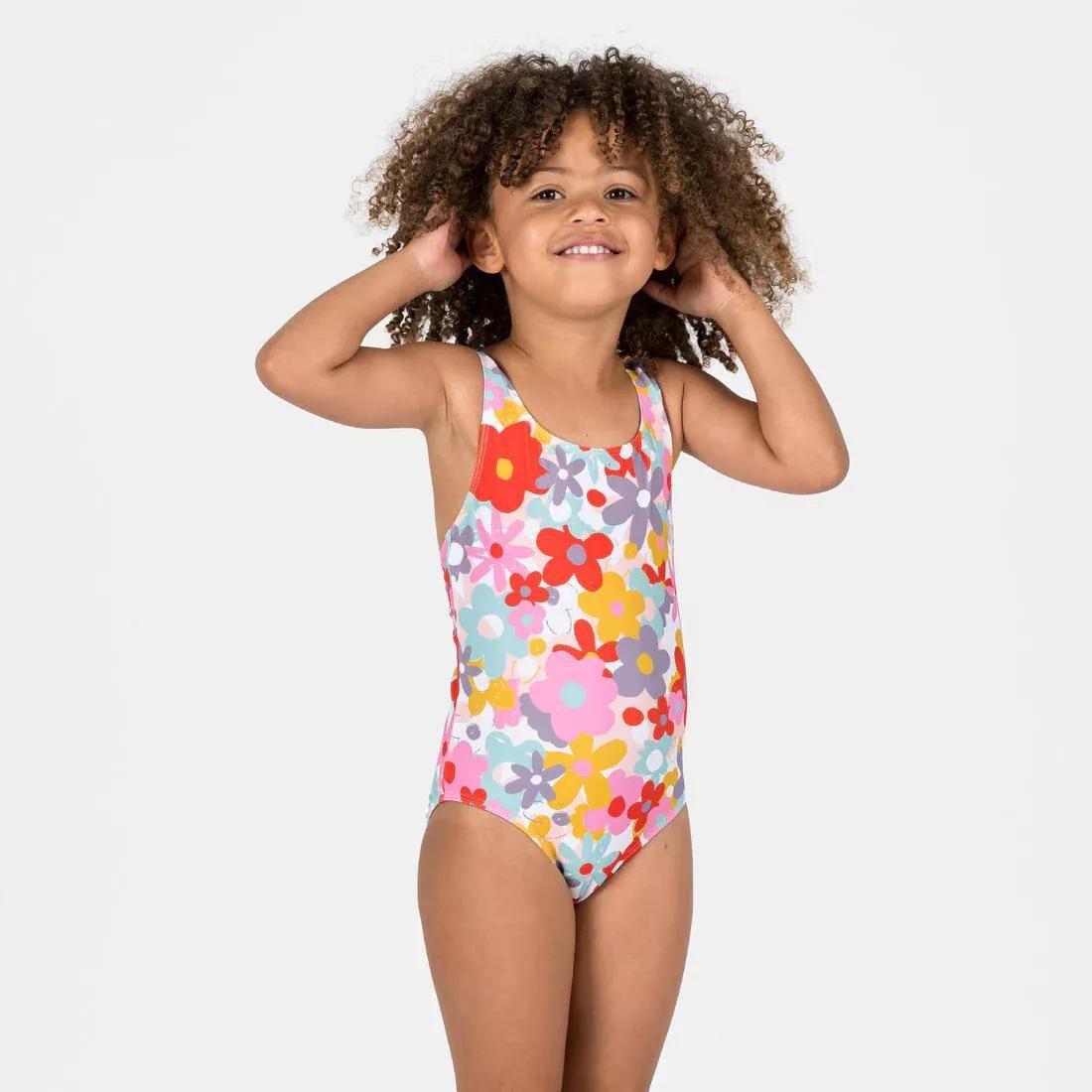 BRIGHT TOMATO Baby Girl's 1-Piece Swimsuit Animal Print, No Color, large image number 4