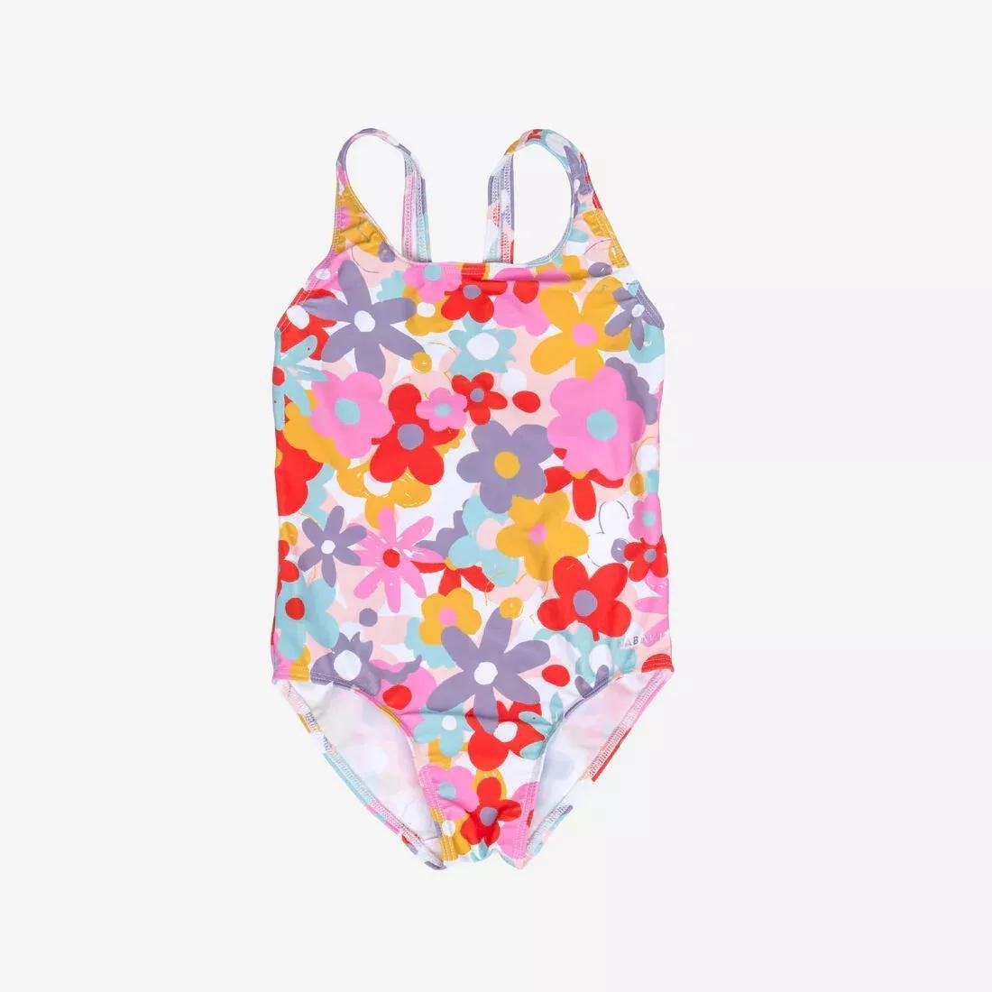 BRIGHT TOMATO Baby Girl's 1-Piece Swimsuit Animal Print, No Color, large image number 5