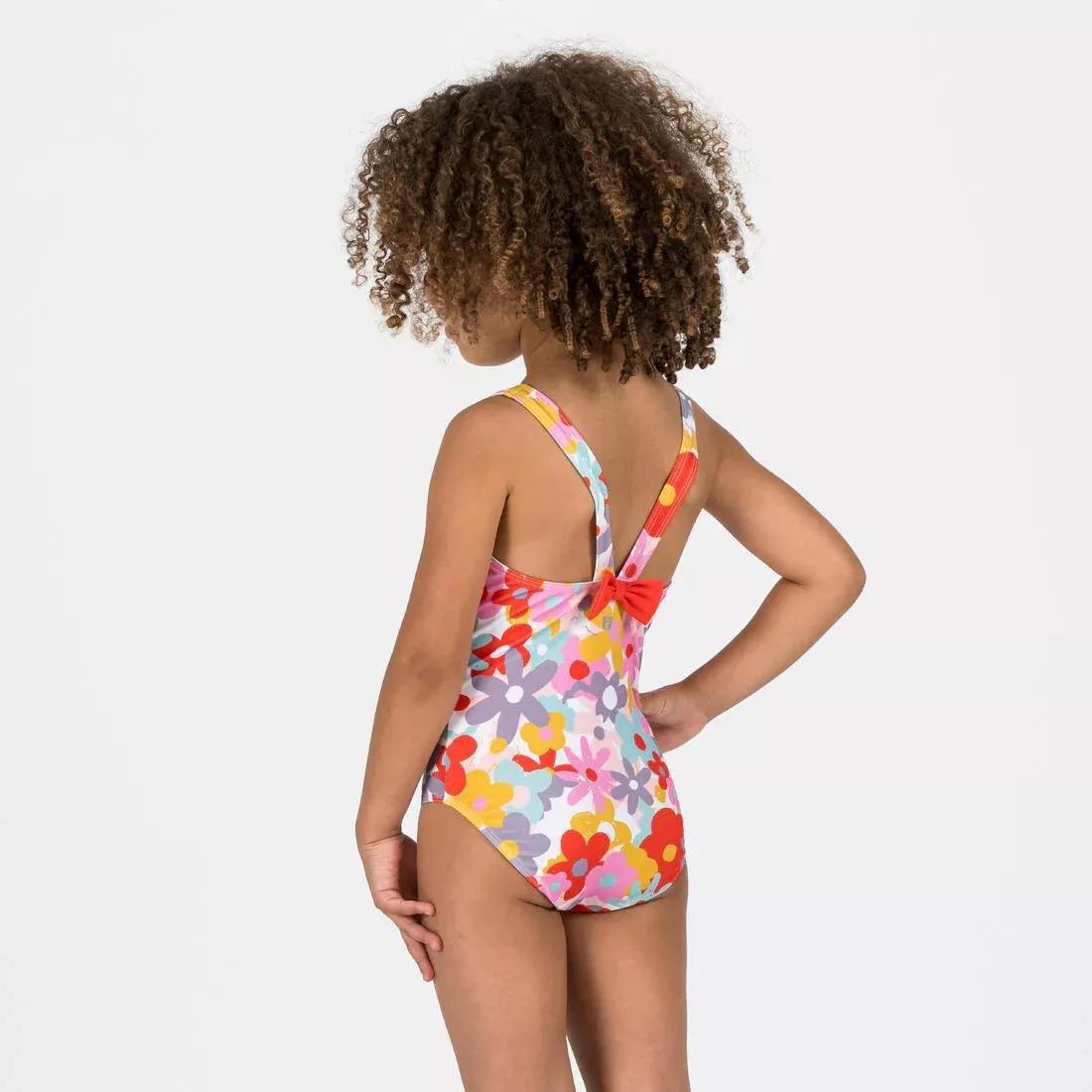 BRIGHT TOMATO Baby Girl's 1-Piece Swimsuit Animal Print, No Color, large image number 7