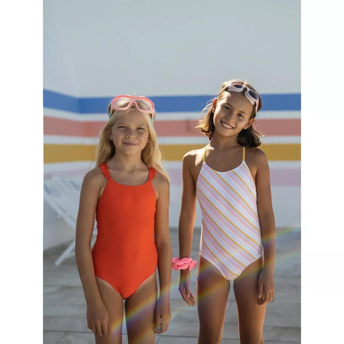 PRUSSIAN BLUE Girl's Lila Cobe 1-piece swimsuit, No Color, large image number 7