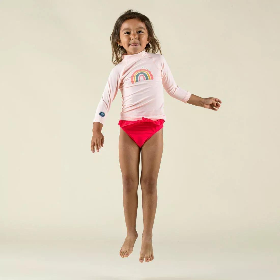 MUSTARD YELLOW Baby long-sleeve UV-protection T-Shirt, No Color, large image number 4