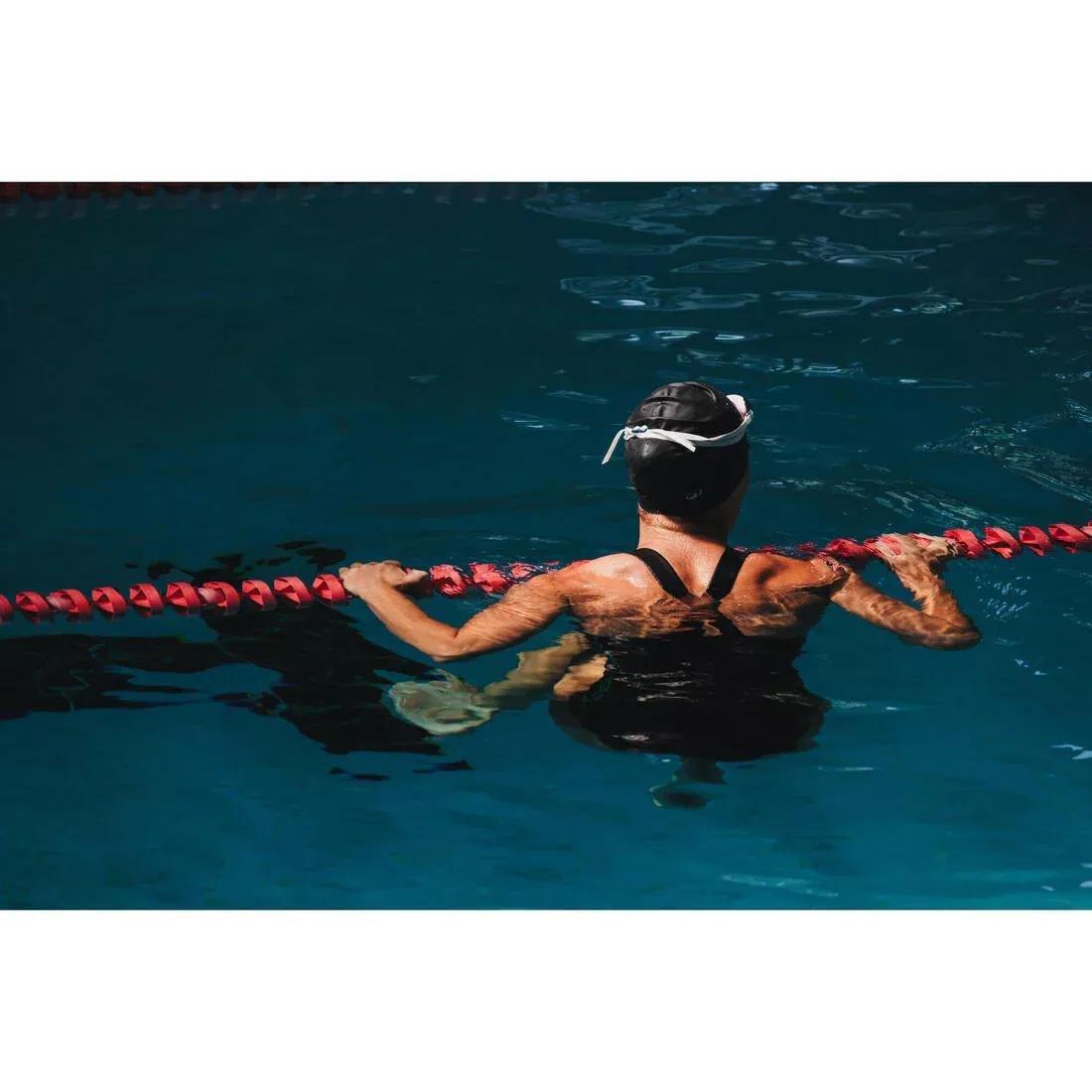 Women Swimming 1-Piece Swimsuit, Black, No Color, large image number 8