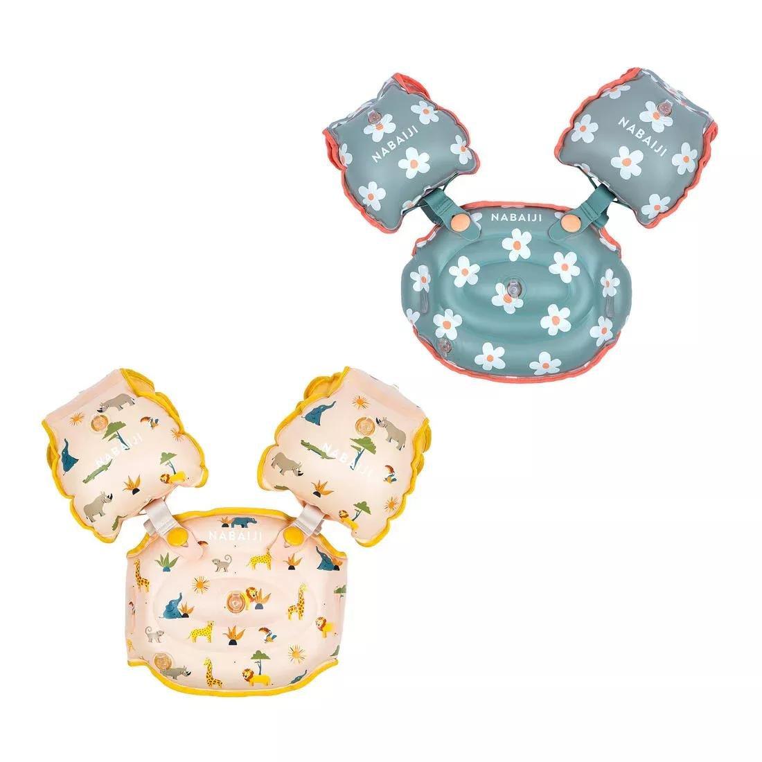 ARCTIC BLUE Kids progressive pool armbands - TISWIM flower print, No Color, large image number 5