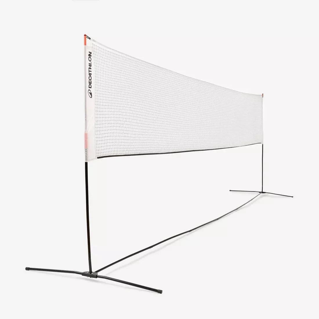 ULTRA WHITE Multisport Badminton Net Speednet 5M V2 White Badminton, Tennis, Pickleball, 5401_000, large image number 0