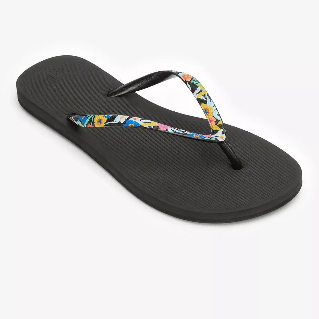 Women flip-flops - 500 Big Azae, Black, No Color, large image number 0