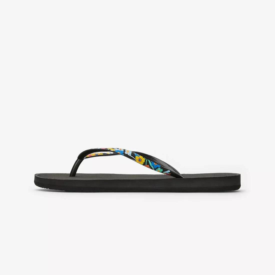 Women flip-flops - 500 Big Azae, Black, No Color, large image number 6