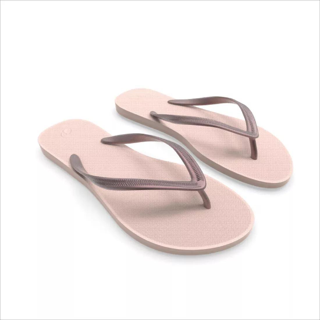 Women Flip-Flops - 500 Big Azae, Beige, No Color, large image number 10