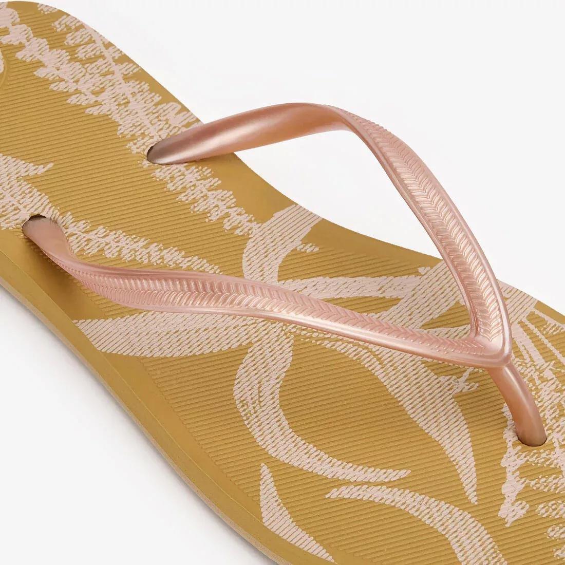 Women Flip-Flops - 500 Big Azae, Beige, No Color, large image number 14