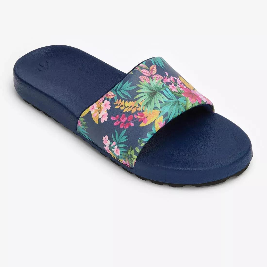 Women Slides - 550 Exotic, Navy, No Color, large image number 1