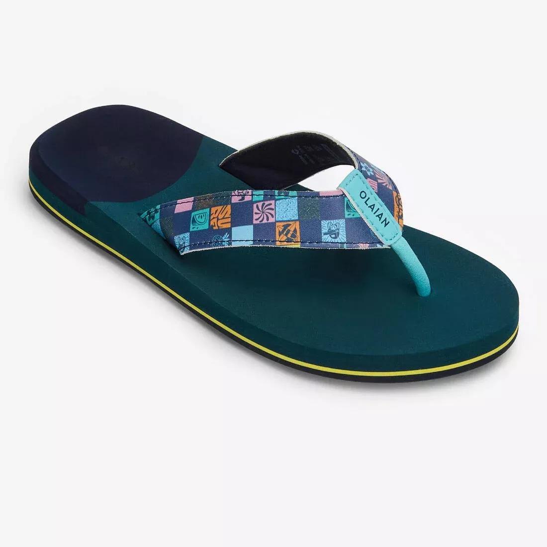 Kids Unisex flip-flops - 550 Peony, Blue, No Color, medium
