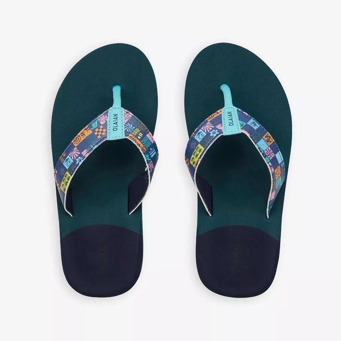 Kids Unisex flip-flops - 550 Peony, Blue, No Color, large image number 2