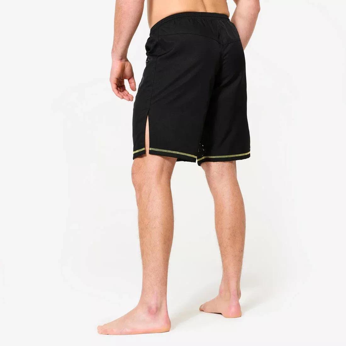 Men Durable MMA Shorts, Black, No Color, large image number 3