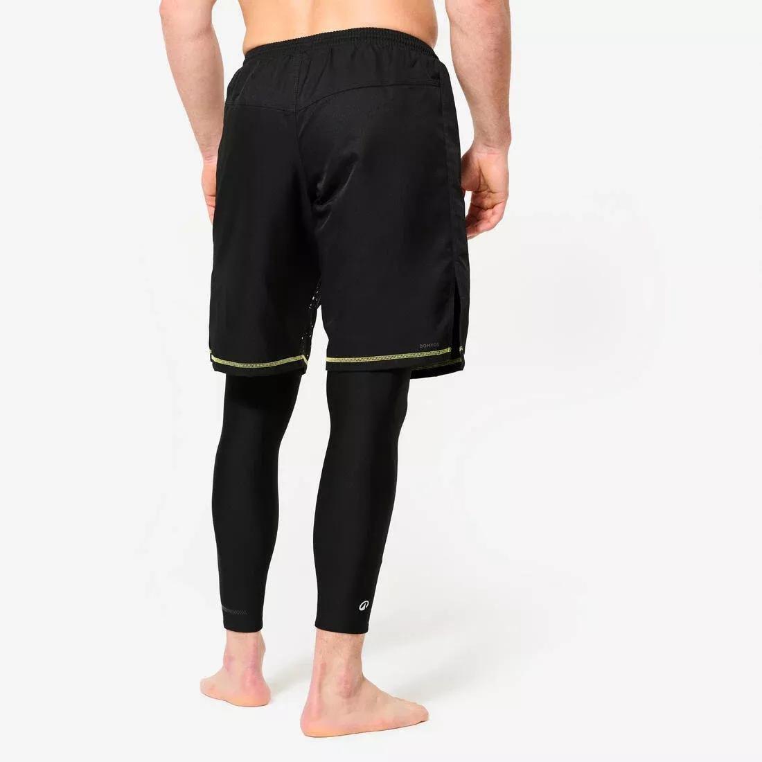 Men Durable MMA Shorts, Black, No Color, large image number 7