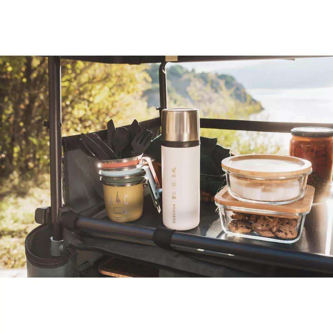 0.3L Stainless Steel Cup 500 For Camping And Hiking, Green, 5401_000, large image number 7