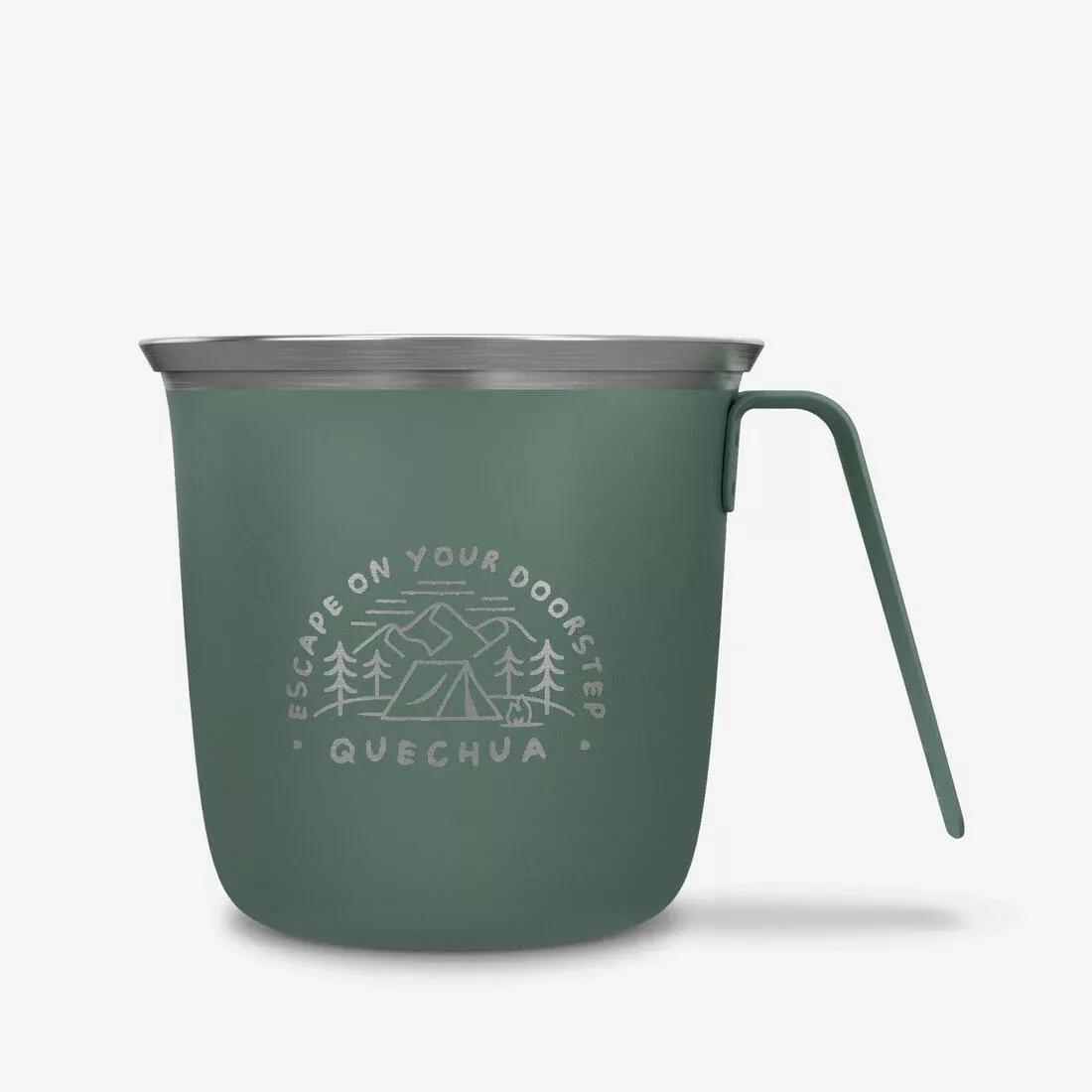 0.3L Stainless Steel Cup - 500 For Camping And Hiking, Blue, No Color, large image number 0