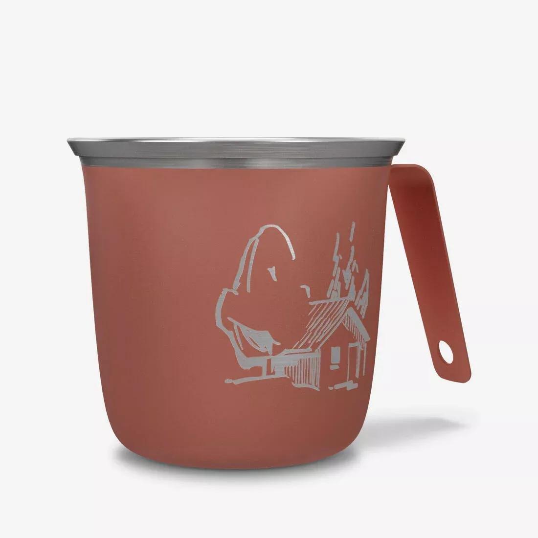 0.3L Stainless Steel Cup - 500 For Camping And Hiking, Blue, No Color, large image number 5