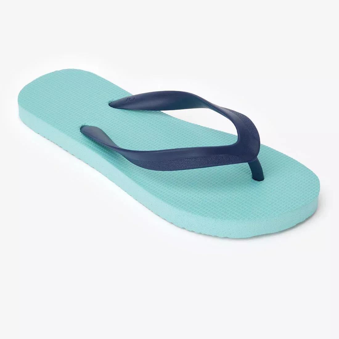 Kids Unisex Flip-Flops - 100, Blue, No Color, medium