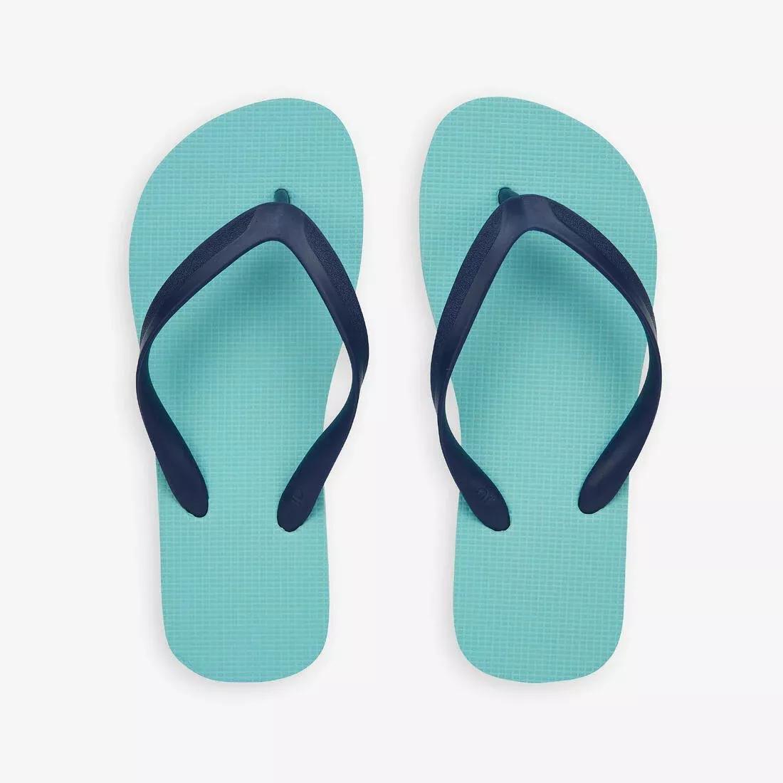 Kids Unisex Flip-Flops - 100, Blue, No Color, large image number 3