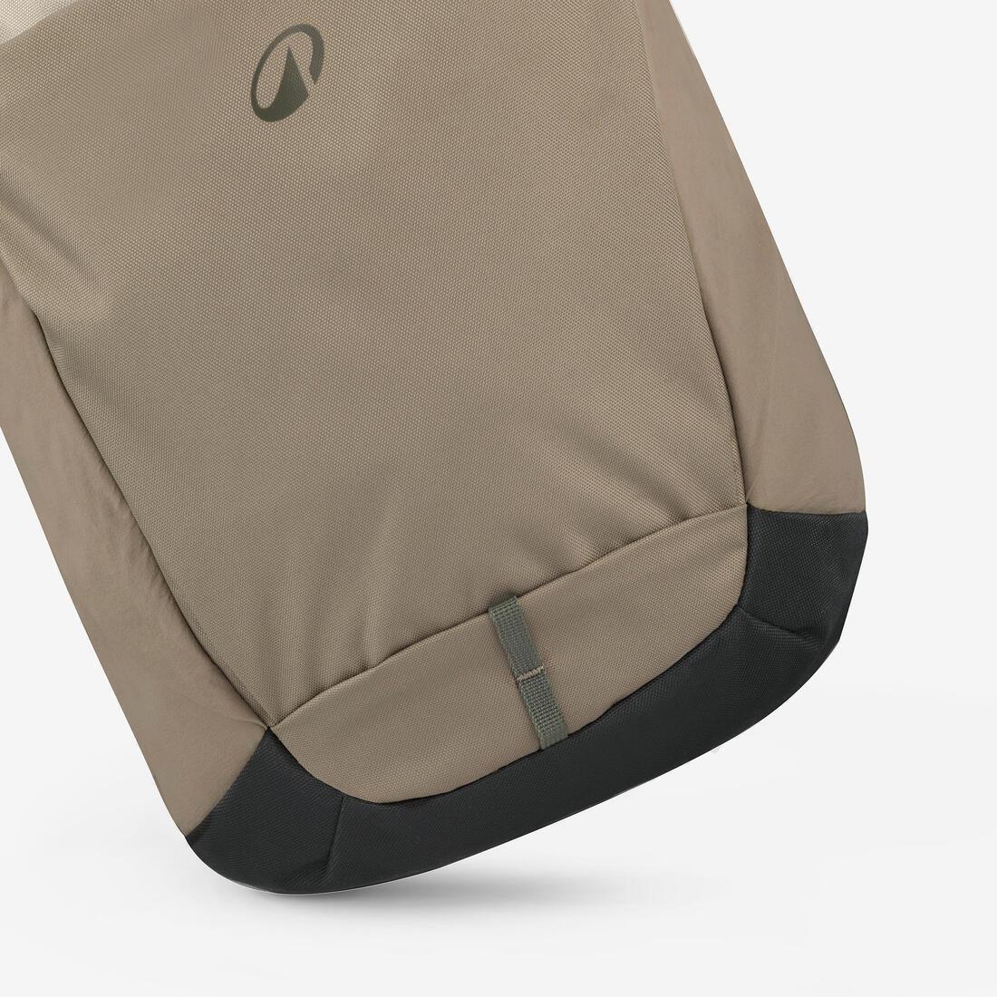 Hiking backpack 16+4 L - Escape 500 Rolltop, Beige, No Color, large image number 7