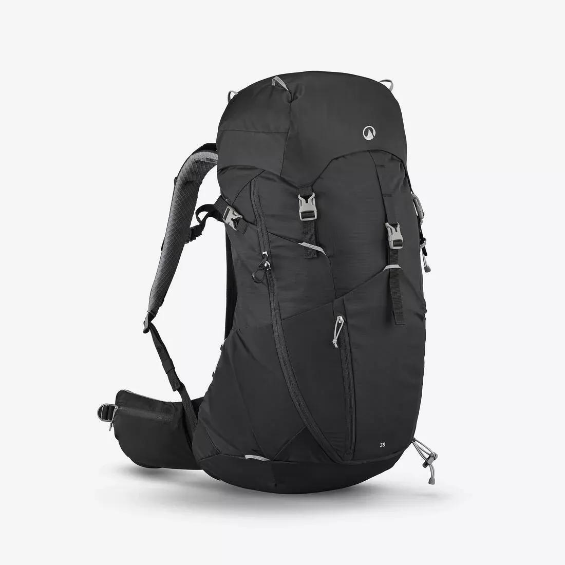 38 L Hiking Backpack - MH500, Brown, No Color, medium