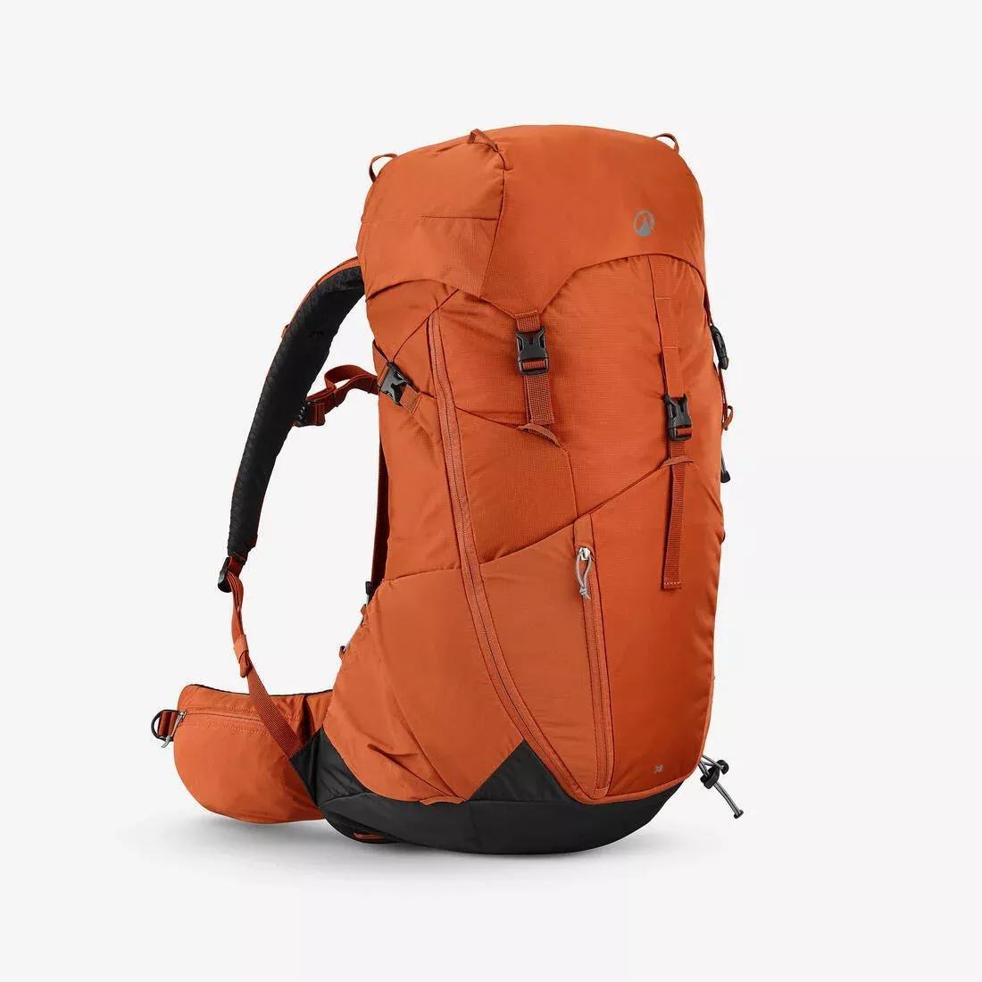 38 L Hiking Backpack - MH500, Brown, No Color, medium