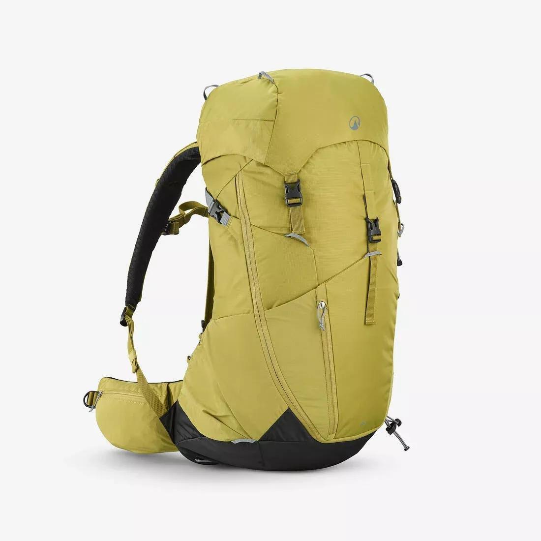 38 L Hiking Backpack - MH500, Brown, No Color, medium