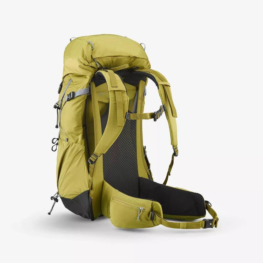 38 L Hiking Backpack - MH500, Brown, No Color, large image number 6