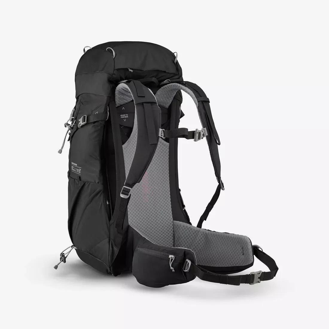 38 L Hiking Backpack - MH500, Brown, No Color, large image number 7