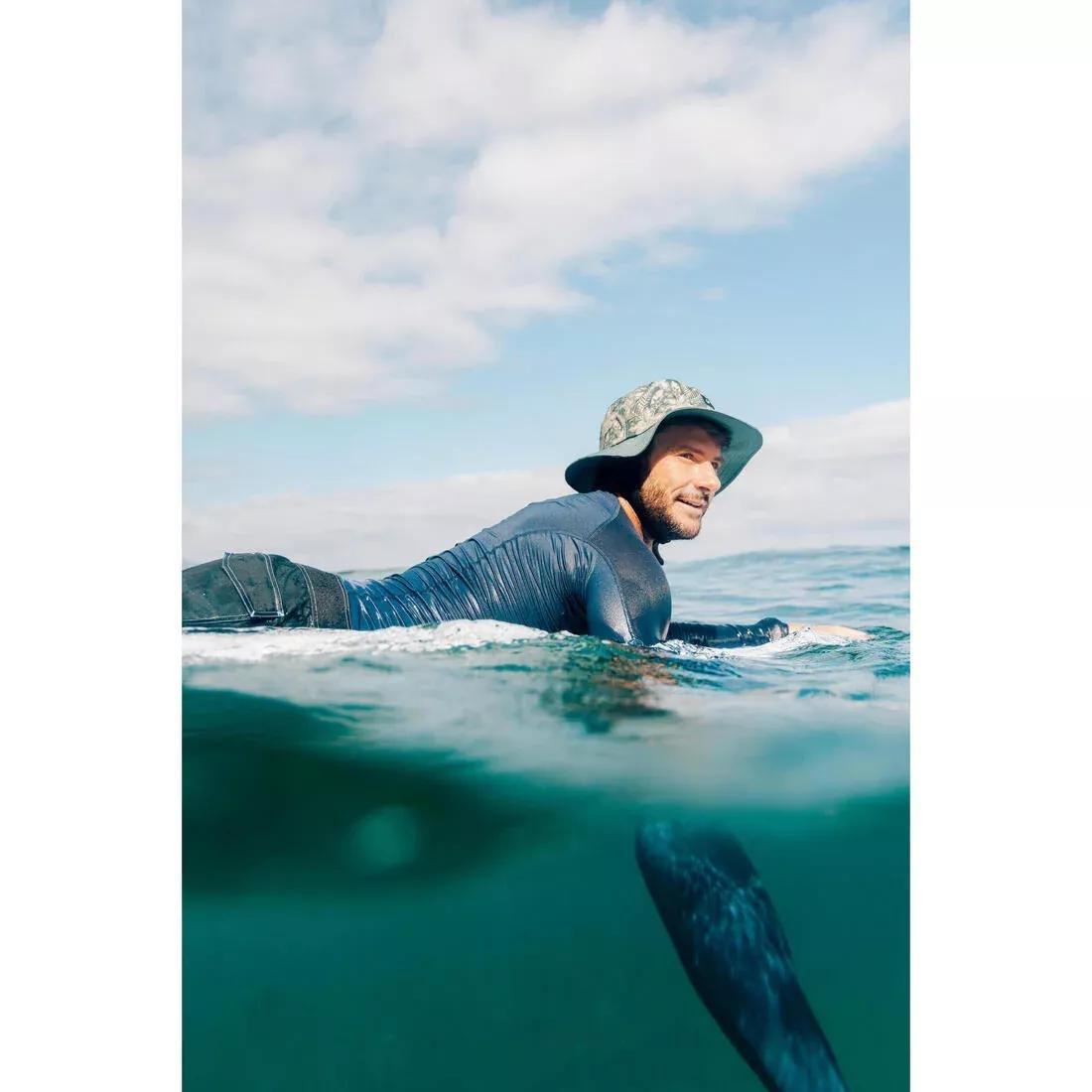 Adults surf hat - 500, Black, No Color, large image number 6