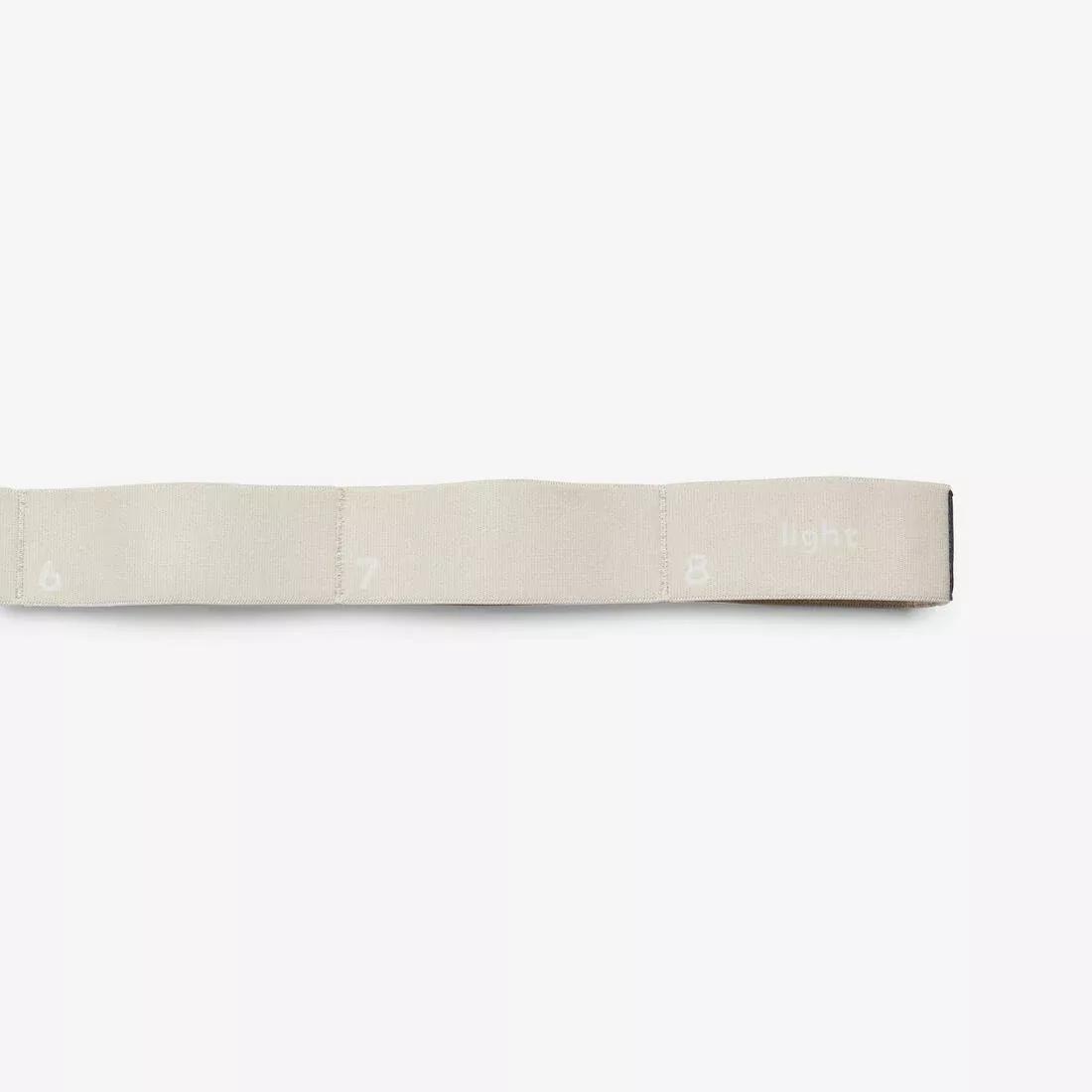 Fitness Resistance Fabric Band 7 kg Low Resistance, Beige, No Color, large image number 1